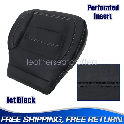 Driver Bottom Perforated Leather Cover Black For 2017 2018 2019 GMC Yukon Denali - Image 1 of 4