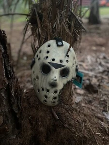 Parte 7 Jason voorhees Inspirada Pantalla Precisa Personalizada Máscara Pintada a Mano - Imagen 1 de 6