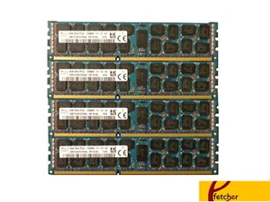 32GB (4X8GB) DDR3 1600 PC3-12800 ECC REGISTERER 240-PIN Memory for Servers & WS - Picture 1 of 1