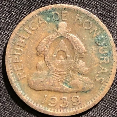 1967 Honduras 2 Centavos Bronze Coin - VF (Very Fine) condition - Image 1 of 4