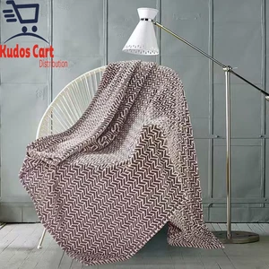 Monte & Jardin Printed Luxury Velvet Throw Blanket Bed Sofa Soft Cosy Washable - Picture 1 of 15