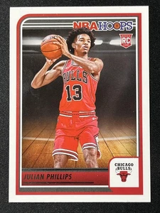 2023-24 Panini NBA Hoops #256 Julian Phillips Rookie Chicago Bulls - Picture 1 of 2