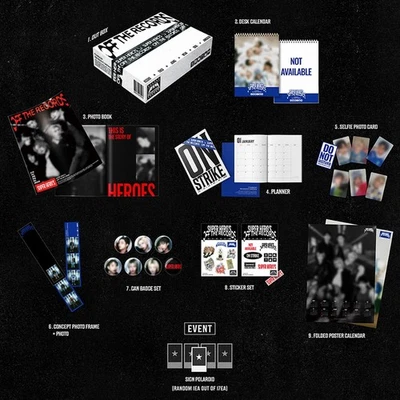 P1HARMONY 2026 SEASON'S GREETINGS [SUPER HERO'S OFF THE RECORDS] / Full Set+GIFT - Image 1 of 4