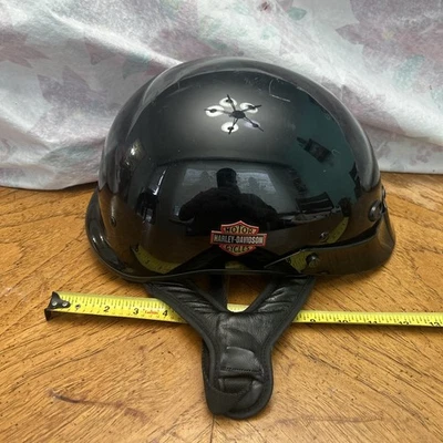 Medio casco Harley Davidson negro talla XL  Foto 1 de 4