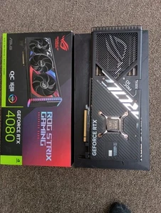 ASUS ROG STRIX NVIDIA GeForce RTX 4080 16GB GDDR6X Gaming Graphics Card - Afbeelding 1 van 12