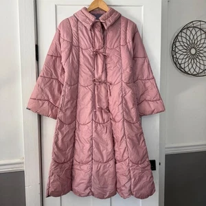 Vintage 80's The Totes Coat Reversible Nylon Pink & Purple Quilted Jacket Sz S - Picture 1 of 9