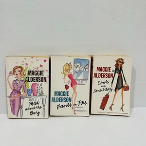 Maggie Alderson 3 Book Bundle Mad About the Boy, Pants on Fire,Cents Sensibility - Picture 1 of 6