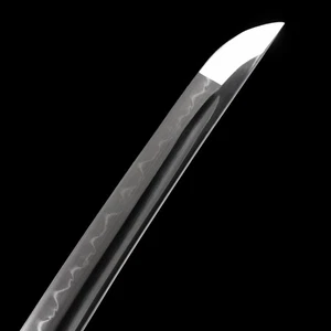 Katana japonesa hecha a mano de acero T10, arcilla asustada, con saya en s - Imagen 1 de 13