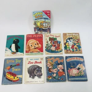 9x Rand McNally Junior Elf Book Bulk Lot Children’s Book Retro Vintage Reader - Picture 1 of 15