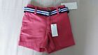 Ralph Lauren Polo Boy Pink Red Belted Shorts Size 9 Month And With Ralp Lauren Bag