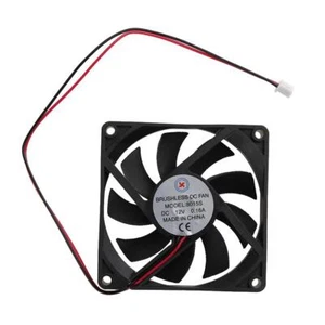Hillrong Rumore 8015S DC12V 0.16A 80 x 80 x 15 mm Wentylator DC Wentylator chłodzący - Zdjęcie 1 z 7