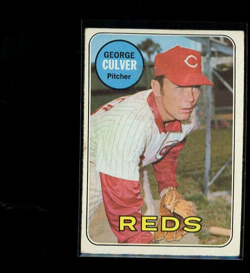 1969 Topps high # 635 George Culver Cincinnati Reds - Image 1 of 2