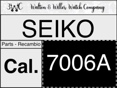 NOS [ 1X ] Seiko 7006 A spare parts watch vintage 7006A