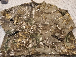 Mens Cabelas Realtree Xtra Camo 1/4 Zip Sweatshirt Hunting Sz 3xl - Picture 1 of 2