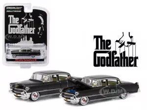 1955 CADILLAC FLEETWOOD SERIES 60 "GODFATHER" 1/64 DIECAST BY GREENLIGHT 44740 B - Picture 1 of 2