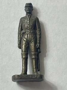 Figura Sudista Kinder Sorpresa Vintage Soldado Metal #2 Ejército Mini Pequeña - Imagen 1 de 2