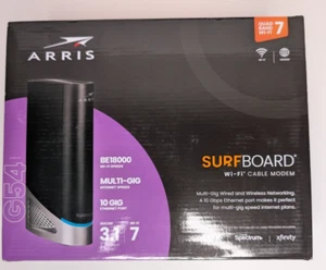 ARRIS G54 - Surfboard Wi-Fi 7 Cable Modem Router DOCSIS 3.1 BE18000 - Afbeelding 1 van 7