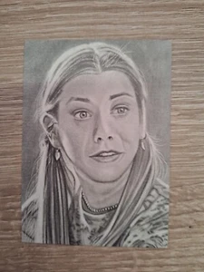 BUFFY ANGEL "WILLOW" ALYSON HANNIGAN SKETCH CARD PSC ART - Picture 1 of 2