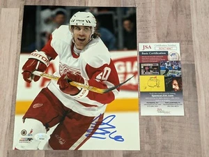 Henrik Zetterberg Signed 8x10 Photo File JSA COA Detroit Red Wings Stanley Cup B - Picture 1 of 3