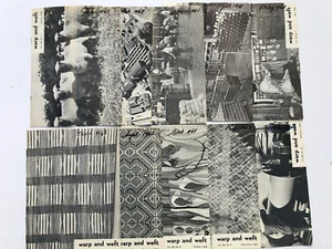 Complete 1968 Warp and Weft Magazine Weaving Real Samples, 10 Issues Vol. XXI - Picture 1 of 3