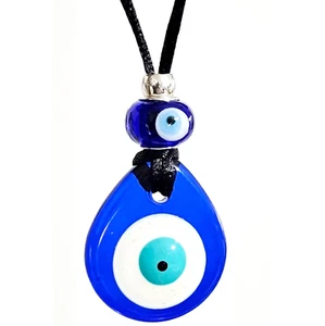 Evil Eye Pendant Beaded Eye Necklace Protection Glass Nazar Jewellery & Boxed - Picture 1 of 16