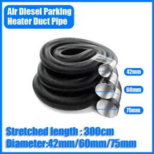 42mm/60mm/75mm Heater Duct Pipe Hot Cold Air Ducting For Car Diesel Heater - Picture 1 of 6