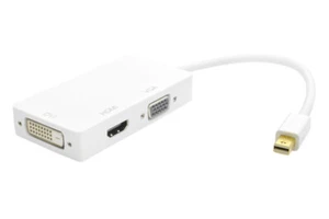 Mini DisplayPort to HDMI, DVI, and VGA (3-in-1) Adapter, (5446) - Picture 1 of 2