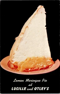 Postcard Boynton Beach Florida Lemon Meringue Pie At Lucille And Otley's Vintage - Picture 1 of 2