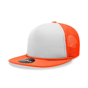 Decky 5 Panel High Profile Structured Two Tone Foam Trucker - 224 - Picture 1 of 4