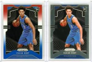 * ISAIAH ROBY * 2019-20 PRIZM RED WHITE BLUE REFRACTOR ROOKIE HOLO + BASE RC
