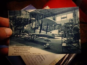 Avion Biplan à l'Exposition de la Houille Blanche de Grenoble Section Aviation  - Picture 1 of 2