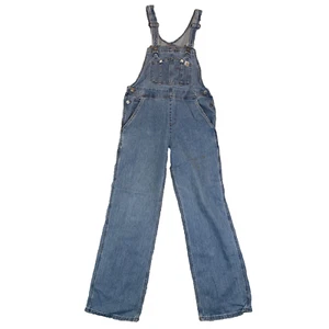 Carhartt Women's Light Denim Bib Unlined Overall Dungarees Workwear Size Small S - Picture 1 of 23