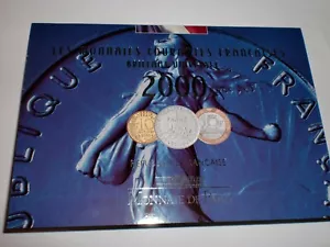 FRANCIA - Juego de monedas de 10 piezas Monnaie de Paris 2000 como nuevo con carpeta - RARO - Imagen 1 de 8