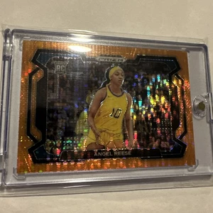 2024 Panini Prizm Draft Picks Variazioni Pulsar Arancione /49 Angel Reese Rookie RC - Foto 1 di 6