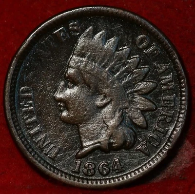 1864 Philadelphia Mint Indian Head Cent - Image 1 of 2