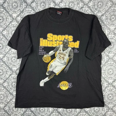 Vintage 2010 Kobe Bryant Sports Illustrated Lakers NBA 50th Anniversary Tee 2xl - Image 1 of 4