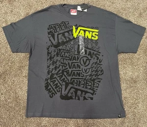 Camiseta VANS GRAPH Talla XXL Gris, Gráfica en la Espalda Hombro Nueva con Etiquetas - Imagen 1 de 3