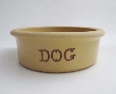 RRPCo Robinson Ransbottom Pottery Stoneware DOG Food Water Dish Feeder BOWL 8" - Изображение 1 из 4