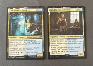 Cid, Timeless Artificer 411 AND 407-MTG Final Fantasy-NM-Regular Finish - Picture 1 of 2