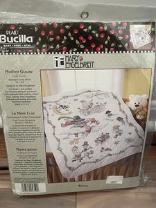 Bucilla Mary Engelbreit copri presepe madre oca timbrato punto croce NUOVO 34"x43" - Foto 1 di 7