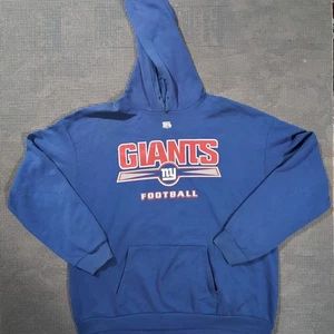 Sudadera con Capucha XL de los Gigantes de Nueva York Para Hombre DE COLECCIÓN Años 90 Etiqueta NFL Puntada Única RETRO - Imagen 1 de 8