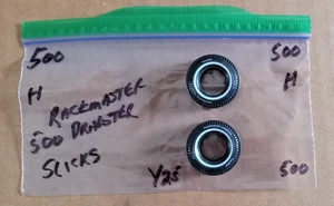 Paquete de dos (2) Slicks de pared blanca Racemaster Dragster escala 1/25 # 500 - Imagen 1 de 5