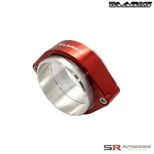 Taarks Intercooler Pipe Clamshell Weld On Clamp - 3in Aluminium - Red - Picture 1 of 1