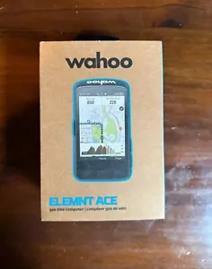 BRAND NEW Wahoo Elemnt Ace Black Bike GPS Computer Original Box Element - Picture 1 of 2