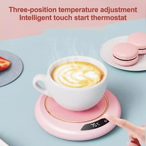 USB Electric Mug Warmer Cup Heater Coffee Milk Tea Water Heating Pad Coasters - Picture 1 of 10