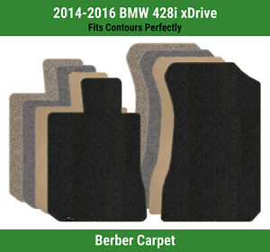 Lloyd Berber Front Row Carpet Mats for 2014-2016 BMW 428i xDrive 