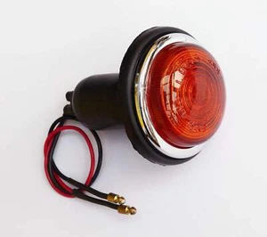 Lucas Style L488 Amber Flasher Lamp Glass Lens Austin MG Triumph Morris ACC5524 - Picture 1 of 1