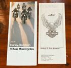 1978 AMF Vintage HARLEY DAVIDSON Motorcycle V-Twin Brochure & Rodney Gott Museum
