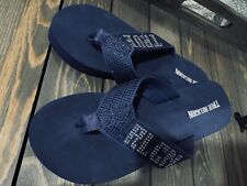 New True Religion Amayah Navy Sandals Flip Flops Women's Size 8 M Beach Pool