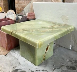 Onyx Stone Coffee Table, Dining Table, Center Table Living room Table Stand - Picture 1 of 4